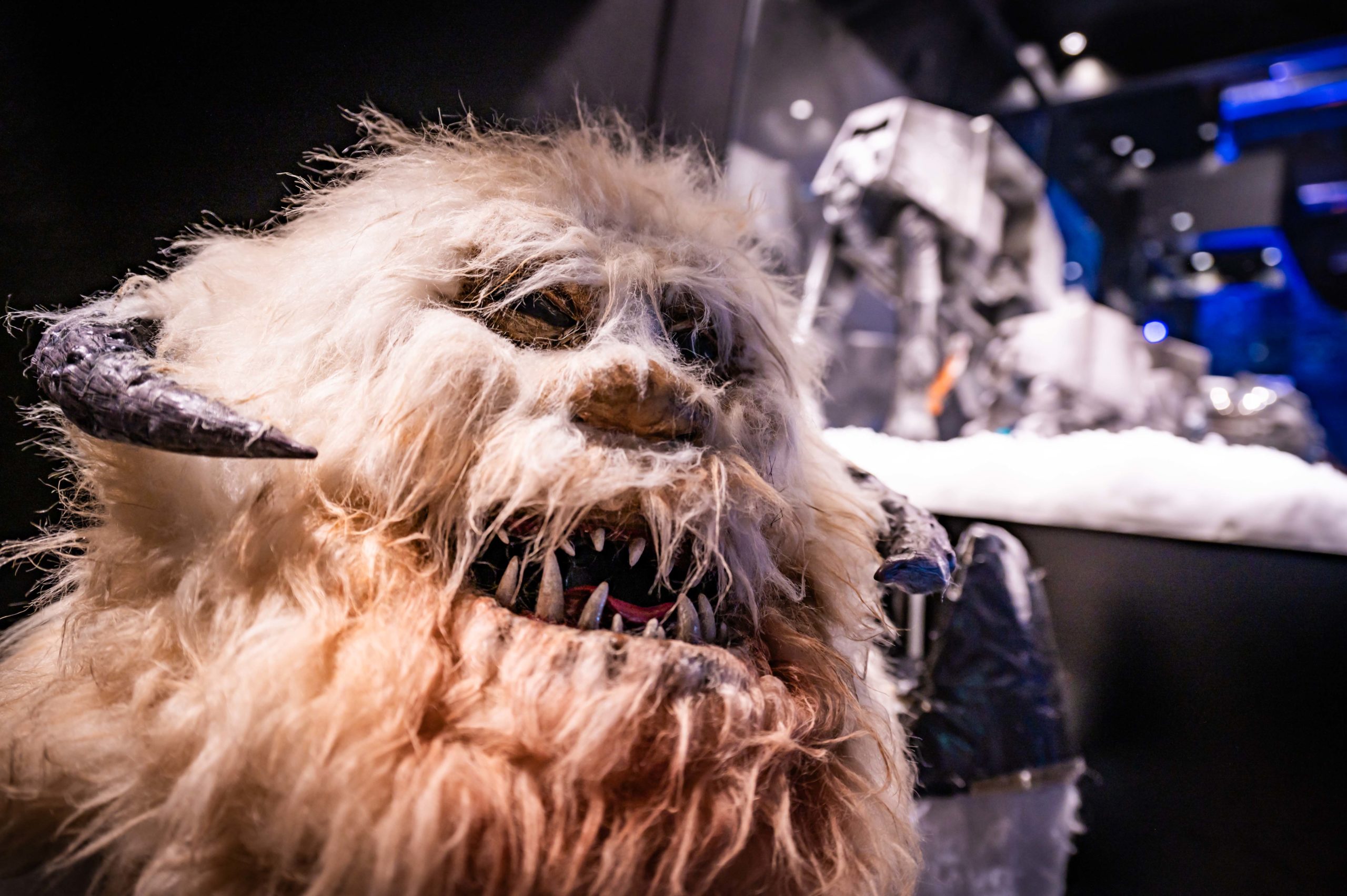 Ein Wampa, die gehörnten Wesen, die in der Eiswüste Hoth beheimatet sind. Copyright @EMS