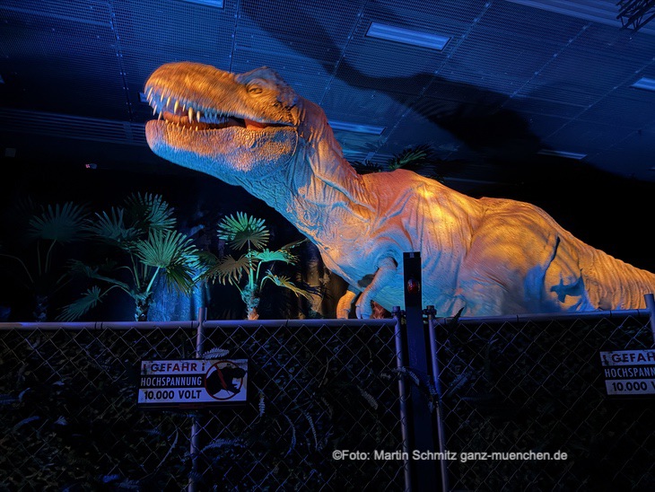Jurassic Park - The Exhibition in der Kleinen Olympiahalle (©Foto: Martin Schmitz)