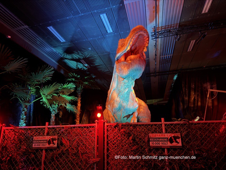 Jurassic Park - The Exhibition in der Kleinen Olympiahalle (©Foto: Martin Schmitz)