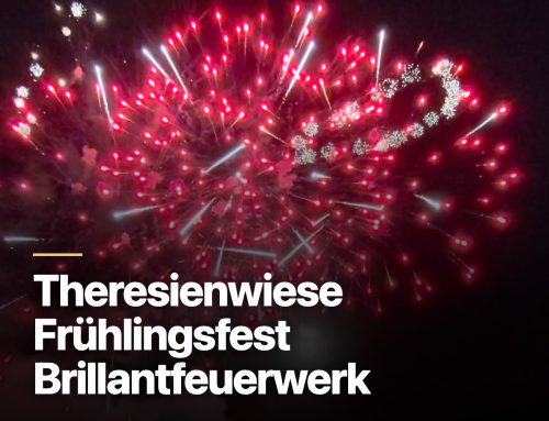 Feuerwerk über der Theresienwiese