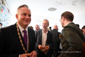 Wrtschaftsreferent Christian Scharpf bei der Amtsübergabe im Alten Rathaus (Foto: Ingrid Grossmann)