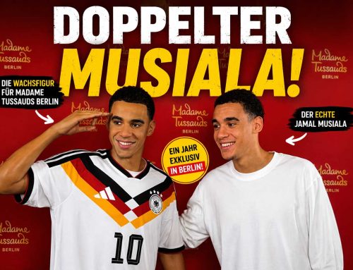 Zwilling aus Wachs: Jamal Musiala enthüllt sein Ebenbild in München