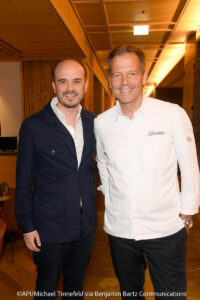 Benjamin Bartz, Sternekoch Thomas Kellermann Eröffnung des House of Beauty im Parkhotel Egerner Höfe in Rottach-Egern am 19.05.2026 Agency People Image (c) Michael Tinnefeld
