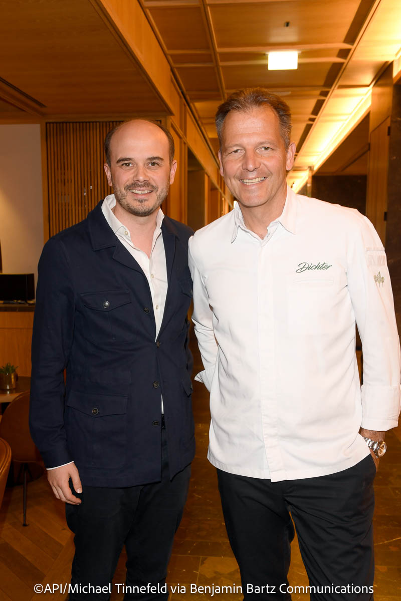 Benjamin Bartz, Sternekoch Thomas Kellermann Eröffnung des House of Beauty im Parkhotel Egerner Höfe in Rottach-Egern am 19.05.2026 Agency People Image (c) Michael Tinnefeld