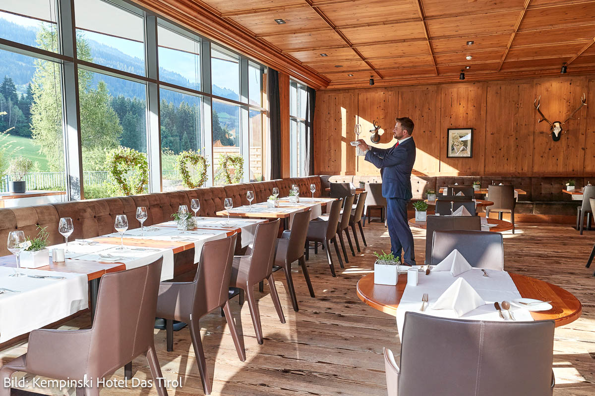 Restaurant Steinberg Kempinski Hotel Das Tirol