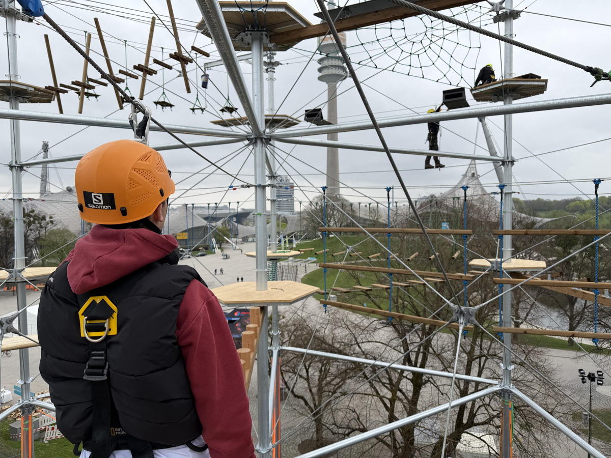 eine der neusten Attraktionen des Parks, der SAYAQ Adventure Tower (©Foto: Nicola Gehringer)