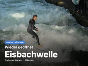 Eisbachwelle ist wieder zurück (©Foto: Martin Schmitz)