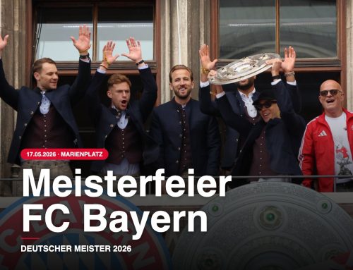 Titelfeier des FC Bayern München auf dem Marienplatz