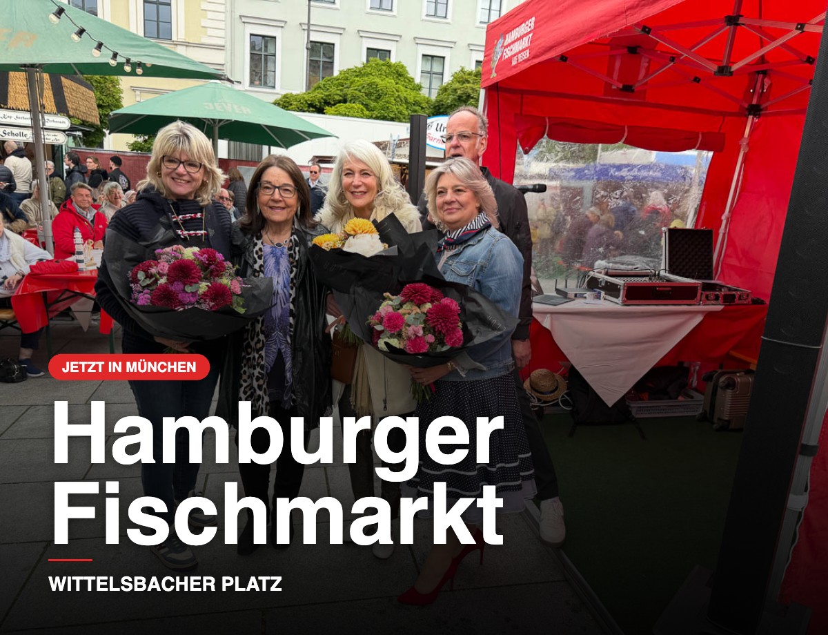 Hamburger Fischmarkt auf dem Wittelbacher Platz eröffnete am 14.05.2026 (©Foto: Martin Schmitz)