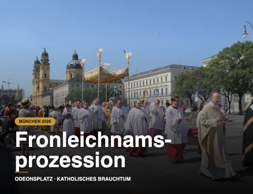 Fronleichnamszug zieht durch München am 04.06.2026
