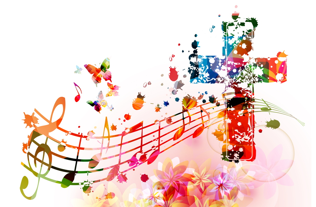 Musik in Kirche -Symbol
