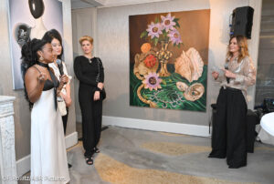 Alejandra Caicedo, Namju Lee, Charlie Stein, Mon Muellerschoen / Verleihung 4. „CeU loves Kunst“-Award / Club europäischer Unternehmerinnen verleiht Preis an Künstlerinnen / Hotel Mandarin Oriental / München / 8. Juni 2026 / Foto: Frank Rollitz / ABR-Pictures