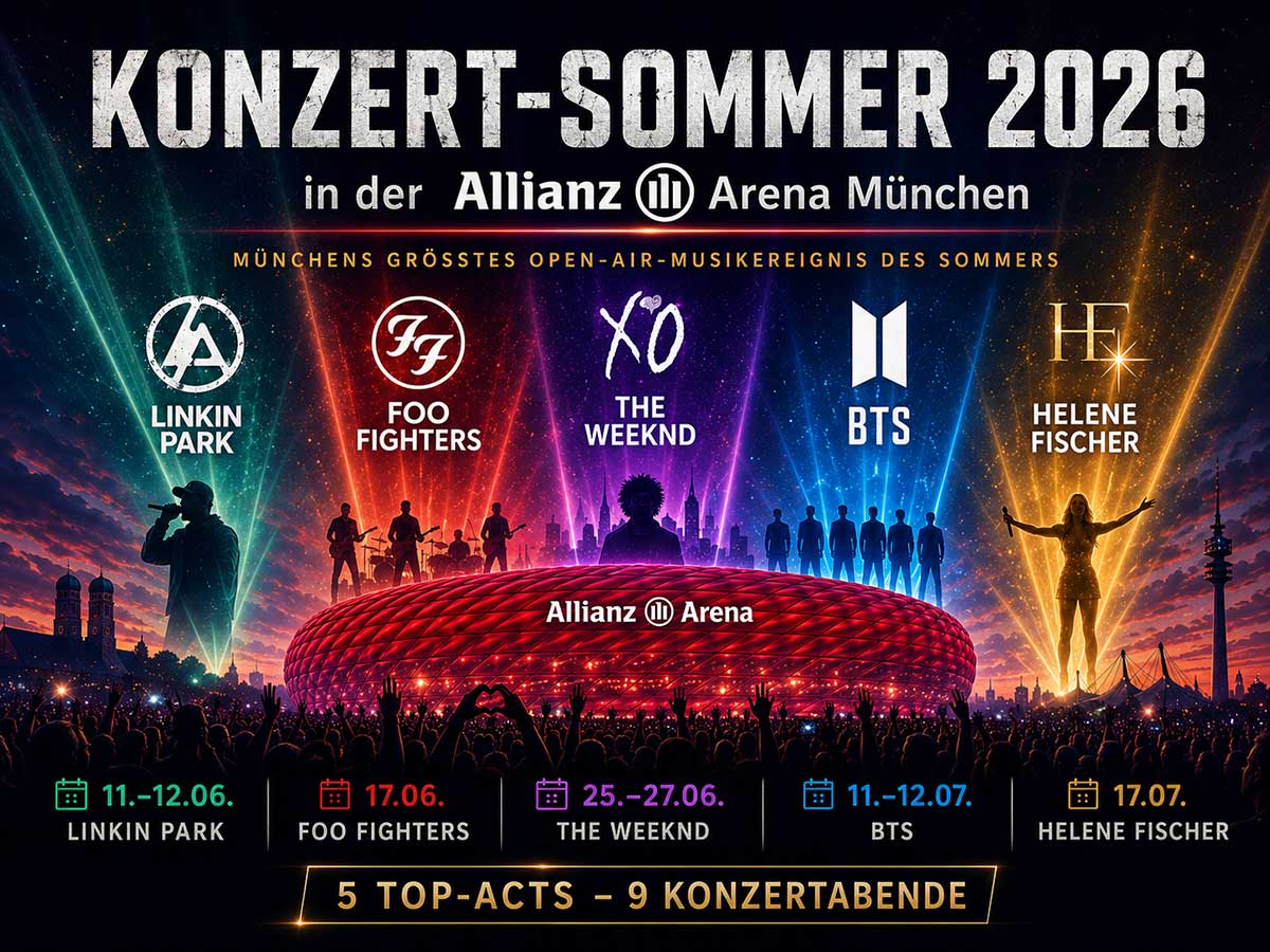 Konzert Sommer in der Allianz Arena 2026 (Motiv: ch)