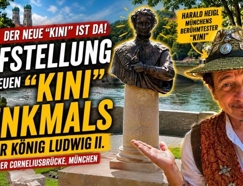 Kritik und Vandalismus: Die neue „Kini“-Büste auf der Corneliusbrücke spaltet die Gemüter