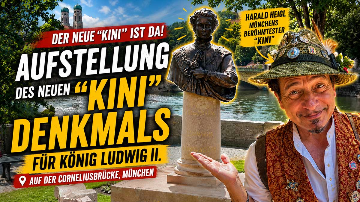 Kini Denkmal auf der Corneliusbrücke (©Foto: Martin Schmitz)