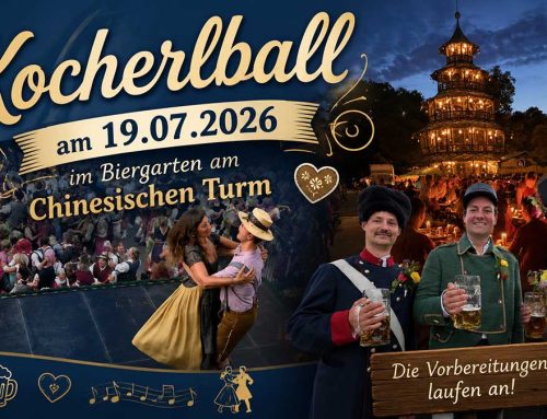 Vorbereitungen für den Kocherlball 2026 am Chinesischen Turm laufen an