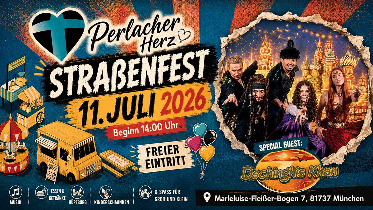 Straßenfest Perlacher Herz am 11.07.2026