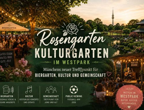 Rosengarten Kulturgarten im Westpark: Münchens neuer Treffpunkt für Biergarten, Kultur und Gemeinschaft