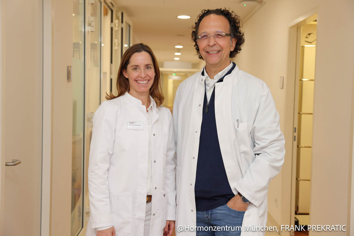 Dr. Alexandra Schoeneich und PD Dr. Thorsten Siegmund vom Hormonzentrum München (©Foto: Hormonzentrum München, FRANK PREKRATIC)