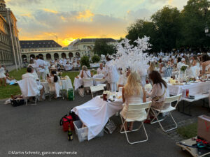 Diner en Blanc im Münchner Hofgarten am 02.07.2026 (©Foto: Martin Schmitz)