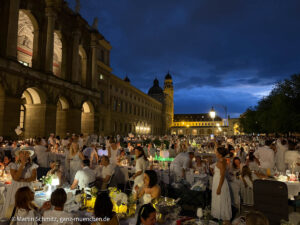 Diner en Blanc im Münchner Hofgarten am 02.07.2026 (©Foto: Martin Schmitz)