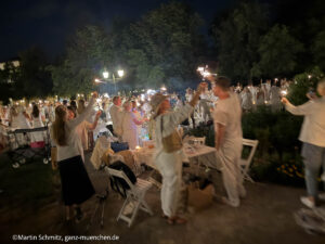 Diner en Blanc im Münchner Hofgarten am 02.07.2026 (©Foto: Martin Schmitz)