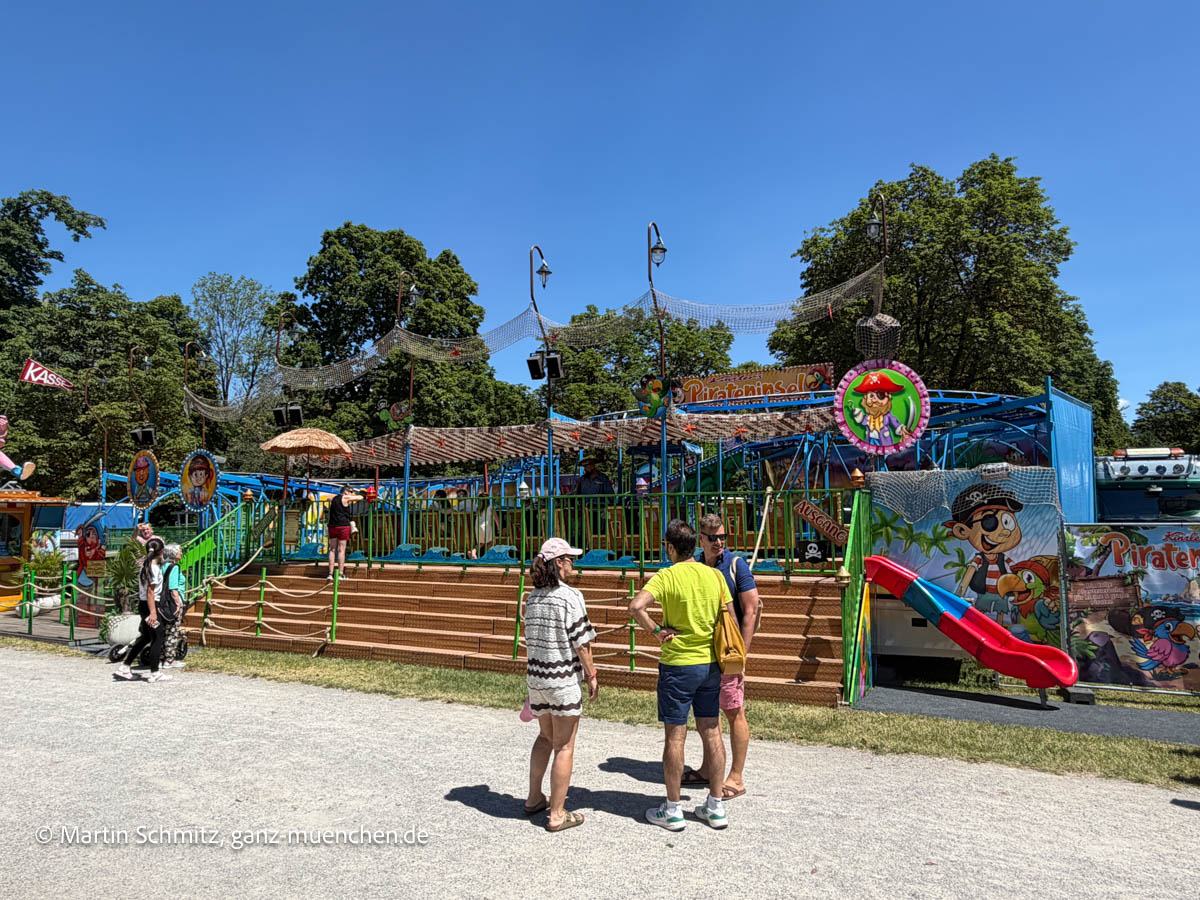 Kinderachterbahn Piraten Insel von Kinzler auf dem Magdalenenfest 2026 (©Foto: Martin Schmitz)