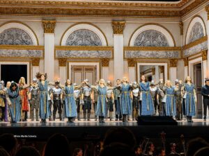 Wagners "Die Walküre" - die Walküren beim Schlußapplaus zu Oper für Alle 2026 am 04.07.2026 im Nationaltheater (©Foto: Martin Schmitz)