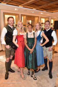Rabea Schif mit Lara, Lennard, Ludwig, Luise (Lodenfrey Models) LODENFREY Trachtenfrühstück, München am 15.07.2026 (c) Foto: BrauerPhotos / G.Nitschke