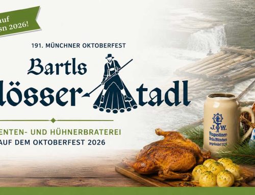 Bartls Flößerstadl Enten- und Hühnerbraterei: Das neue Wiesnzelt legt an auf der Theresienwiese
