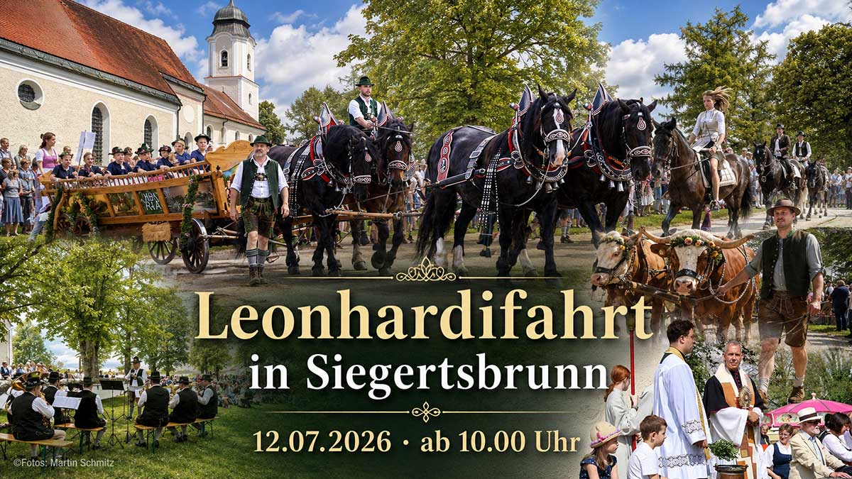 Leonhardifahrt in Siegertsbrunn am 12.07.2026 (©Fotos: Martin Schmitz)