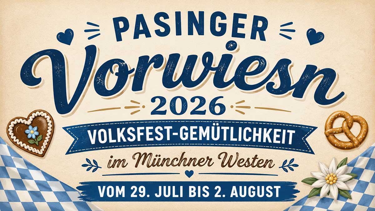 Pasinger Vorwiesn 2026: Programm, Öffnungszeiten und Highlights vom 29.7. bis 2.8. (AI generiert)