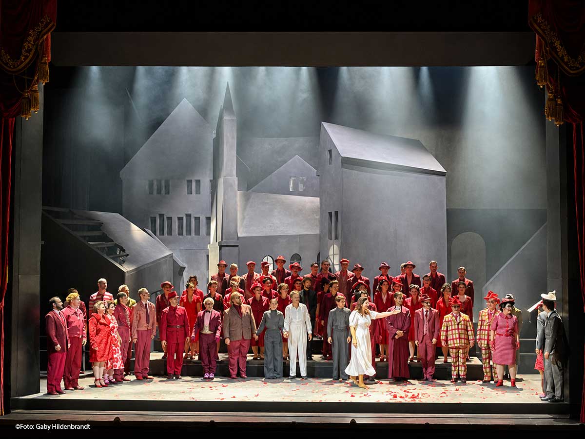 Schlussapplaus Premiere "Der Besuch der alten Dame" - Staatstheater am Gärtnerplatz - Foto: Gaby Hildenbrandt