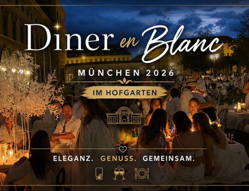 „Dîner en blanc“ München 2026 im Hofgarten – edle Facebook Party ganz in Weiß am 03.07.2026
