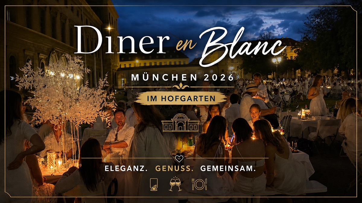 Diner en Blanc im Münchner Hofgarten am 02.07.2026 (©Foto: Martin Schmitz)