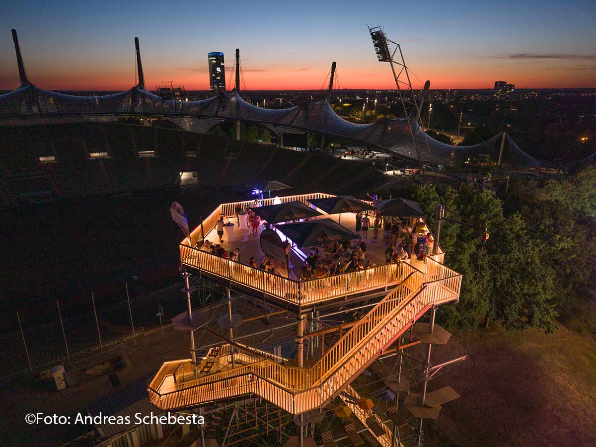 Sayaq Sundowner zur Sonnenfinsternis und Feuerwerk Sommerfestival Olympiapark am 12.08.2026 (©Foto: Andreas Schebesta für Sayaq)