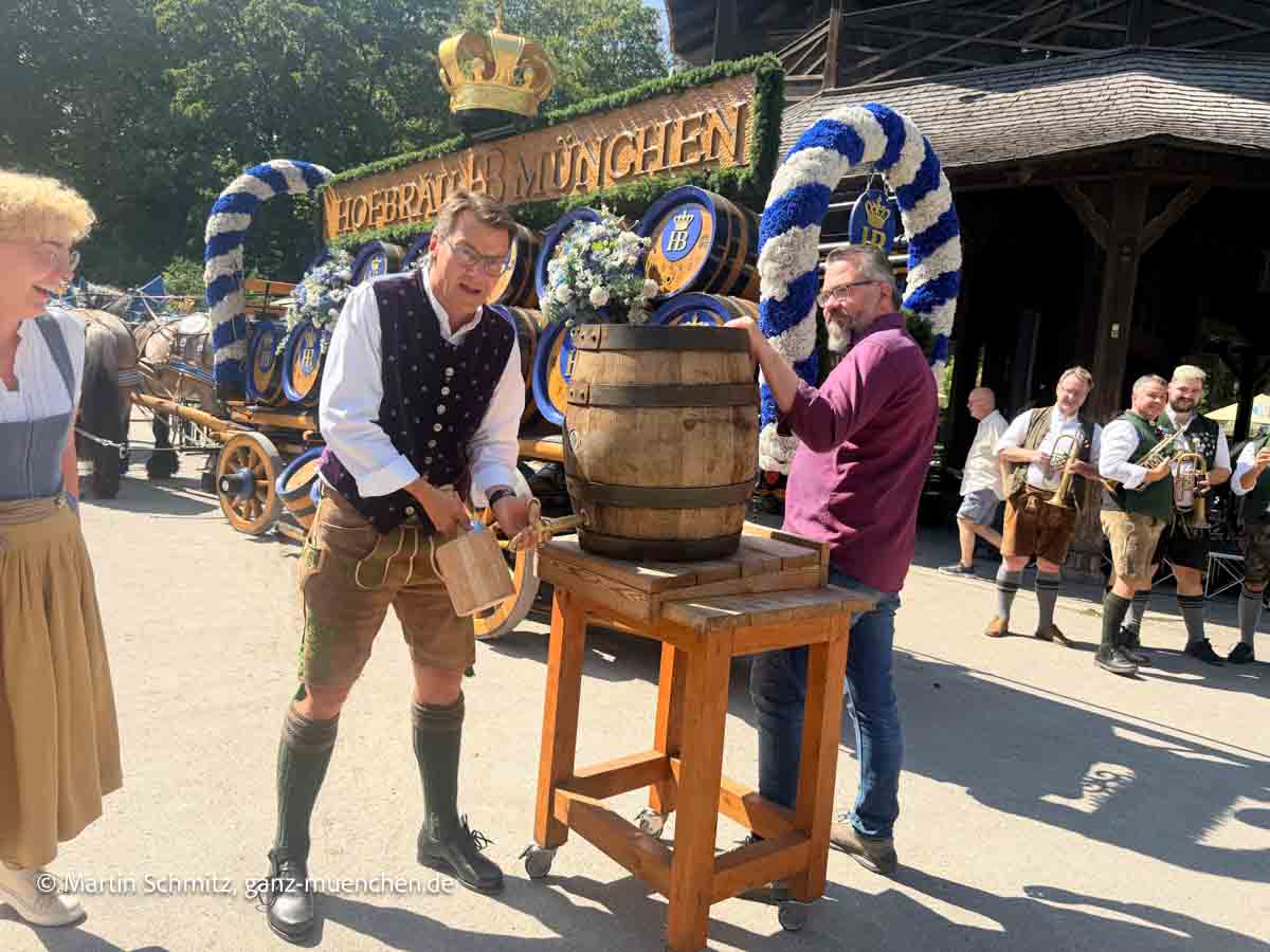 Freibier Anstich zum Auftakt: 1. Sommerfest Chinesischer Turm am 07.08.2026 (©Foto: Martin Schmitz)