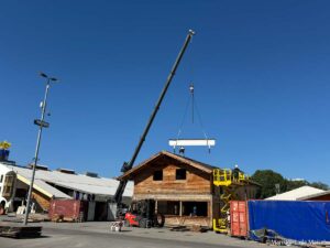 Metzger Stubn: Oktoberfest Aufbau Tag 47, Freitag 14.08.2026 (©Foto: Martin Schmitz)