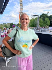 Carolin Henseler: Cathy Hummels präsentiert ihre neue Lifestyle Marke im Restaurant Coubertin im Olympiapark in München am 22.08.2026 (©Foto: Martin Schmitz)