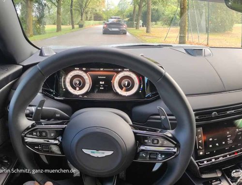 Aston Martin München: Ausfahrt durchs bayerische Voralpenland mit acht Hochleistungsfahrzeugen