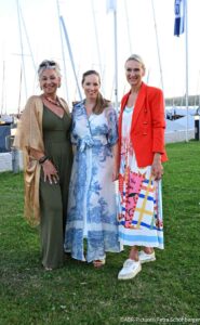 Claudia Jung / Julia Fleschenberg / Sabine Kroker-Hohmann / 1. EAGLES Segel-Event und Charity Summer Night im Bayerischen Yacht-Club / Starnberg / 14. August 2026 / Foto: ABR-Pictures / Petra Schönberger