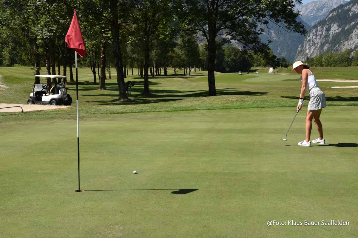 Beim Brandlhof Cup 2026 gab es die bisher schnellsten Grüns allerzeiten @Foto: Klaus Bauer Saalfelden