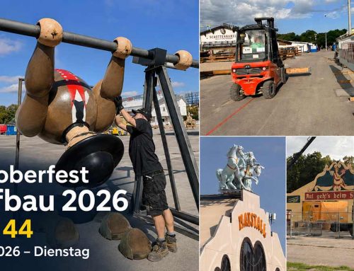 Oktoberfest 2026 Aufbau Tag 44 Dienstag 11.08.2026