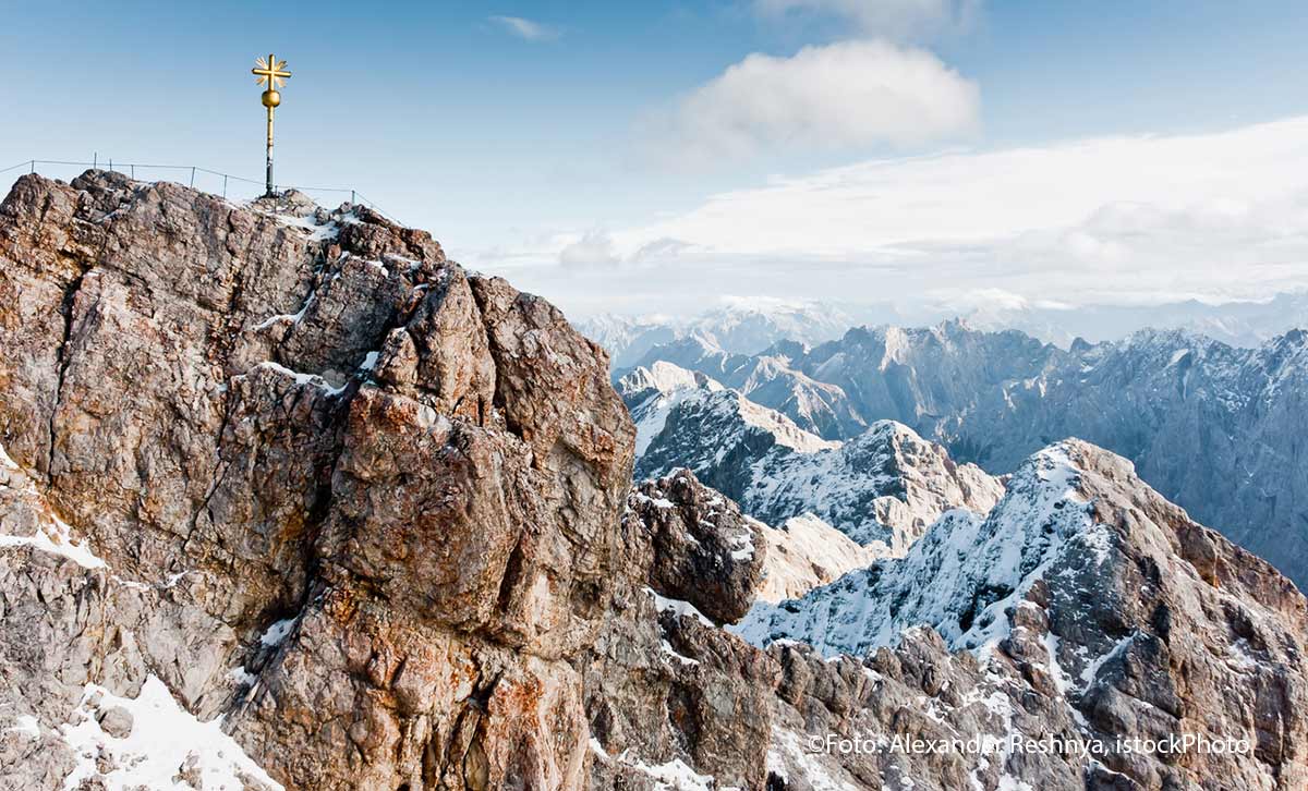 Zuspitze - der höchste Berg Deutschlands (©Foto: Alexander Reshnya, istockphoto)
