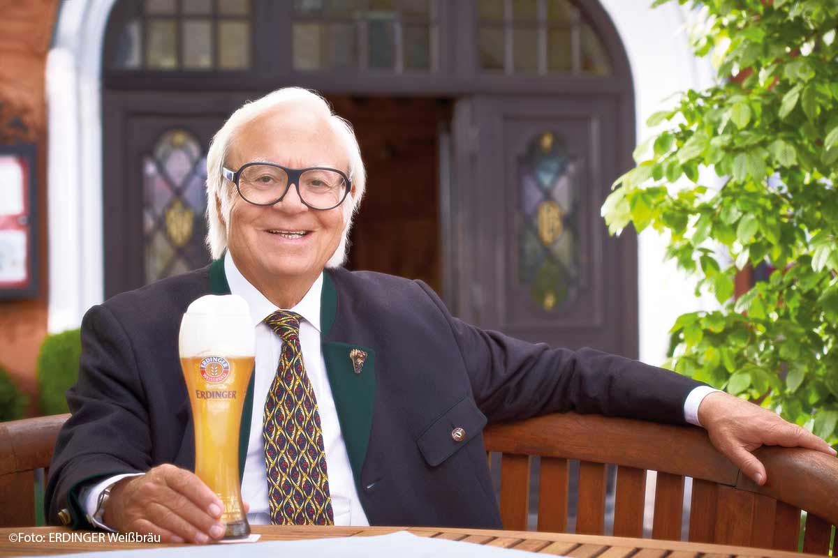 Der "Bräu von Erding" Werner Brombach starb am 08.08.2026: ©Foto: ERDINGER Weißbräu