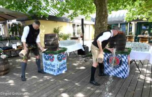 Anstich bei der Wiesnbierprobe Paulaner und Hacker-Pschorr 2026 im Seehaus (©Foto: Ingrid Grossmann)