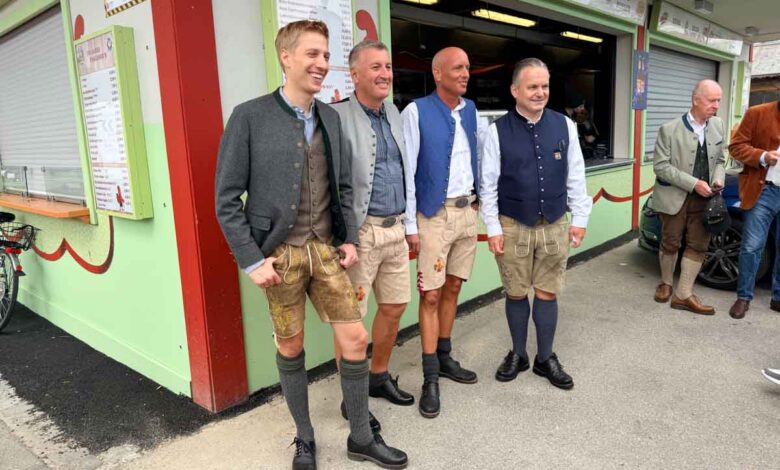 Besuch bei der Hühnerbraterei Poschner - Presserundgang Oktoberfest 2026 am 17.09.2026 (©Foto: Martin Schmitz)