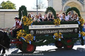 Trachten- und Schützenzug am ersten Wiesnsonntag 20.09.2026 (©Foto: Martin Schmitz)
