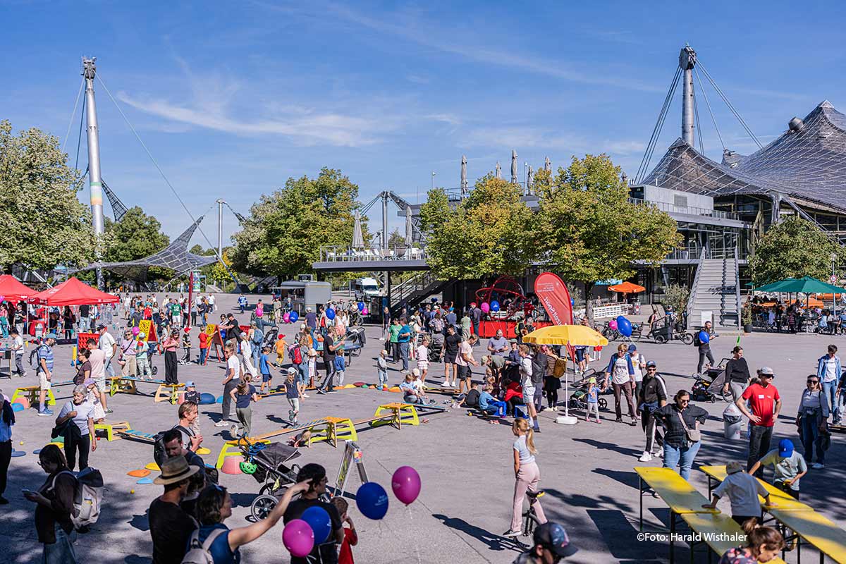 50.000 Münchner*innen beim Outdoorsportfestival im Olympiapark (©Foto: Harald Wisthaler)