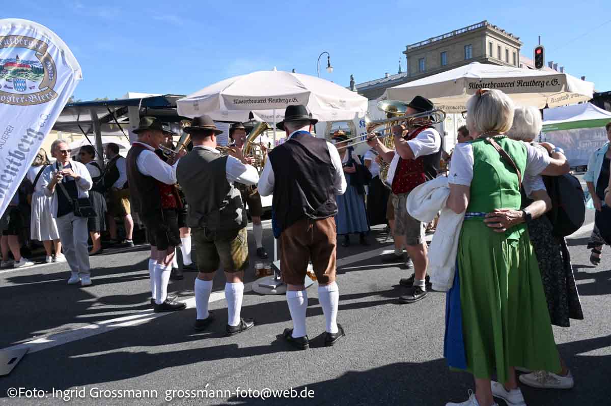 Bauernmarktmeile Odeonsplatz 2026 (©Foto: Ingrid Grossmann)